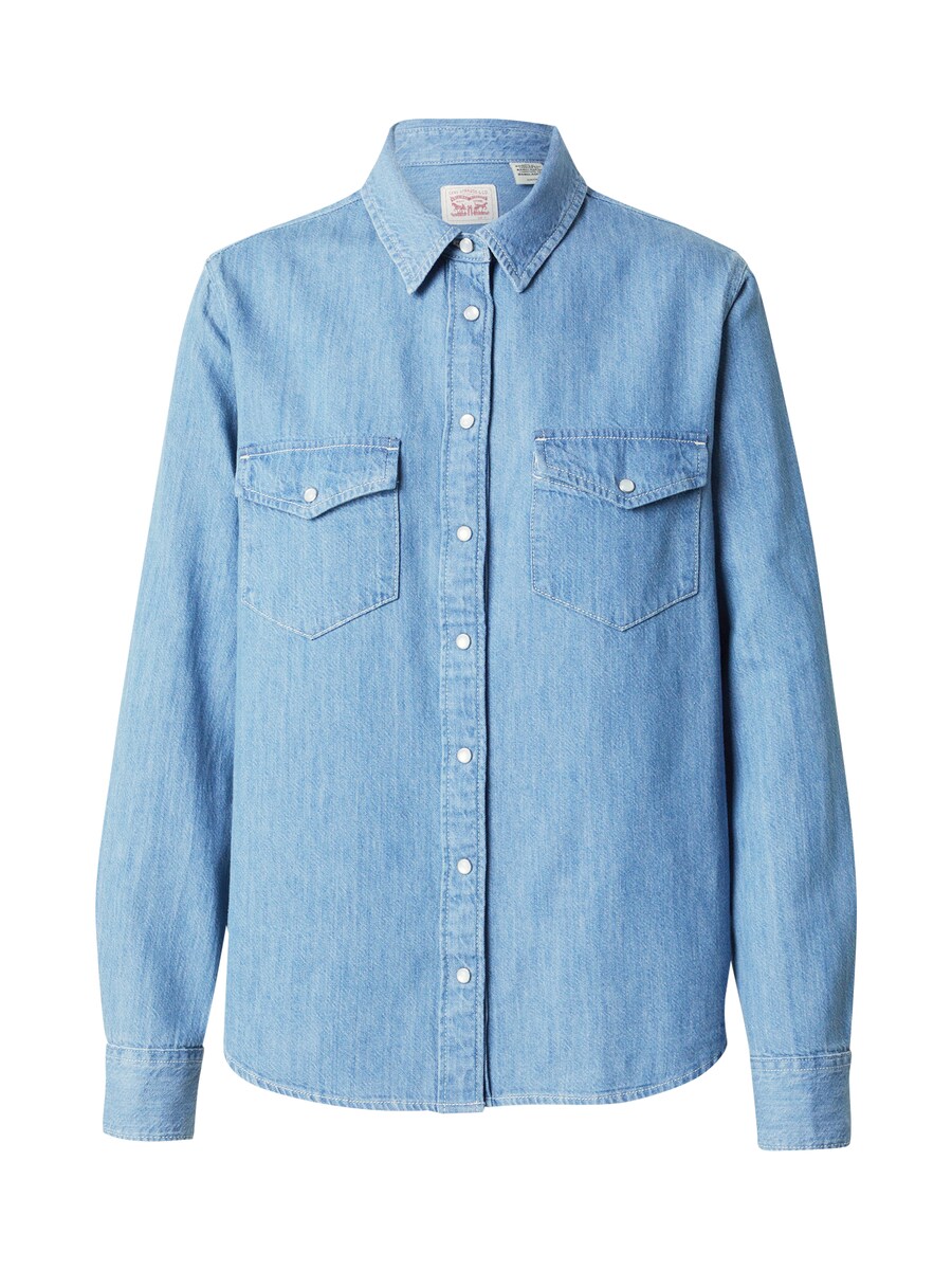 Блузка LEVI'S Essential, синий деним
Блузка LEVI'S Essential, синий деним