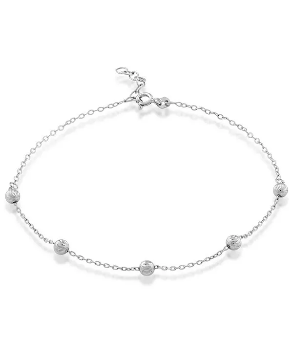 Браслет на лодыжку с бусинами из стерлингового серебра с бриллиантовой огранкой Simona, silver
Браслет на лодыжку с бусинами из стерлингового серебра с бриллиантовой огранкой Simona, silver