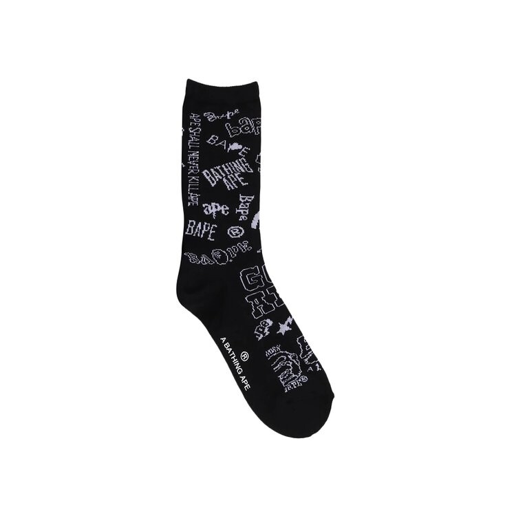 Носки BAPE Graffiti Pattern Socks, черный
Носки BAPE Graffiti Pattern Socks, черный