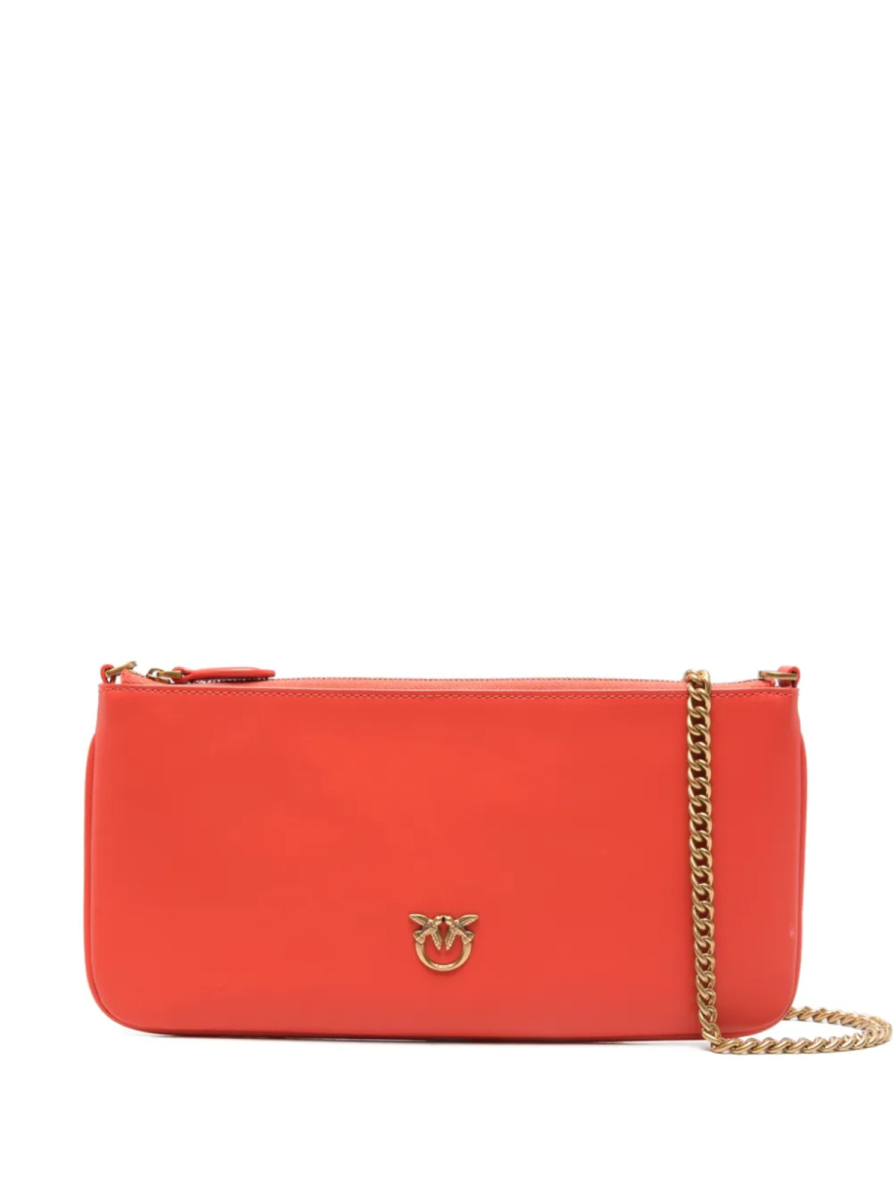 Горизонтальная плоская сумка через плечо PINKO, оранжевый
Горизонтальная плоская сумка через плечо PINKO, оранжевый
