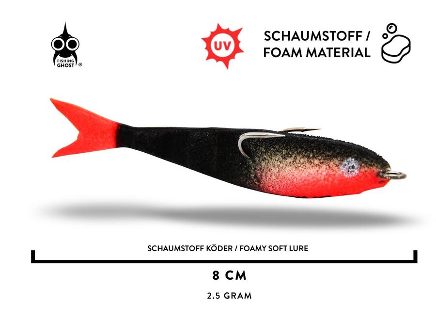 FISHINGGHOST Мягкая приманка - Spongy One - 2,5 г - УФ-черный
FISHINGGHOST Мягкая приманка - Spongy One - 2,5 г - УФ-черный