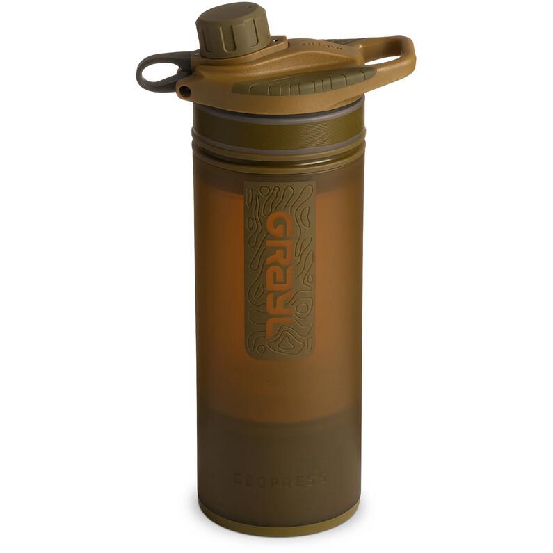 Бутылка с фильтром для воды Geopress Purifier Grayl, коричневый
Бутылка с фильтром для воды Geopress Purifier Grayl, коричневый