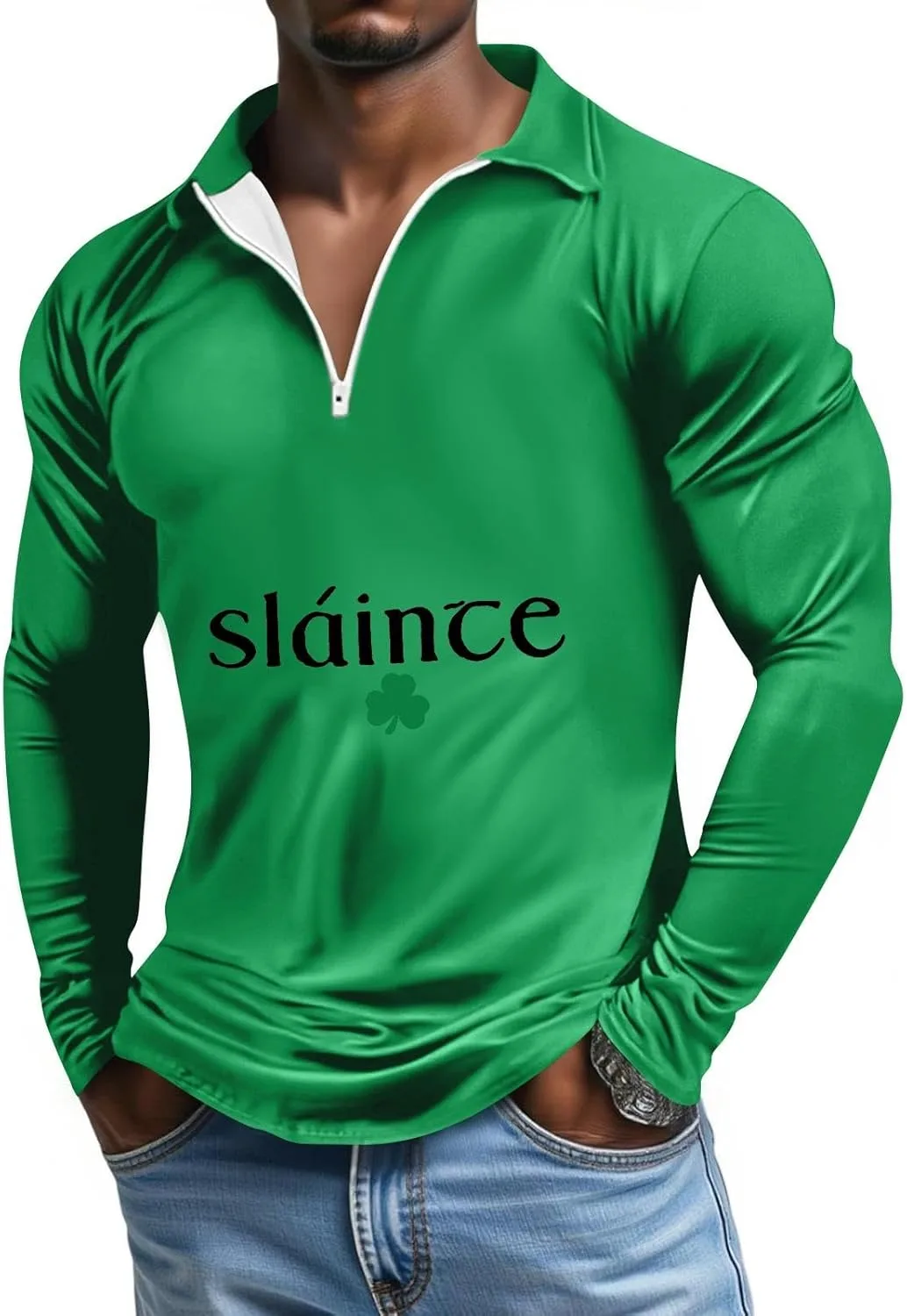 Футболка St Patricks Day мужская с длинным рукавом и принтом
Футболка St Patricks Day мужская с длинным рукавом и принтом