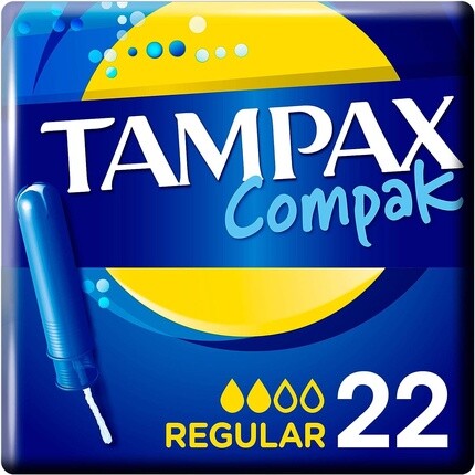 Тампоны Tampax Compak Regular с аппликатором
Тампоны Tampax Compak Regular с аппликатором