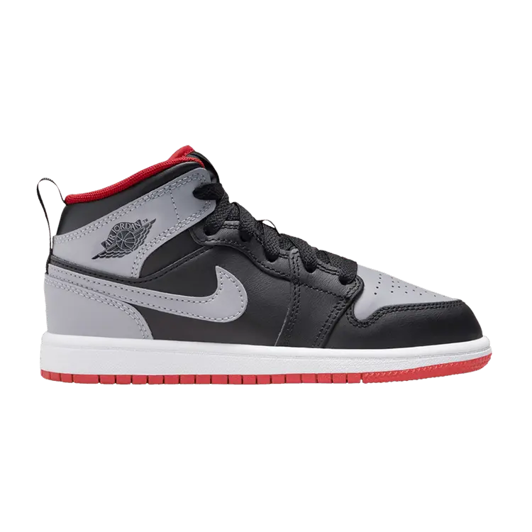 Кроссовки Air Jordan Air Jordan 1 Mid PS 'Bred Shadow', черный
Кроссовки Air Jordan Air Jordan 1 Mid PS 'Bred Shadow', черный