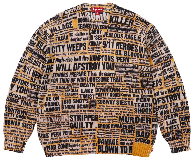 Свитер Supreme x Dash Snow, мультиколор
Свитер Supreme x Dash Snow, мультиколор