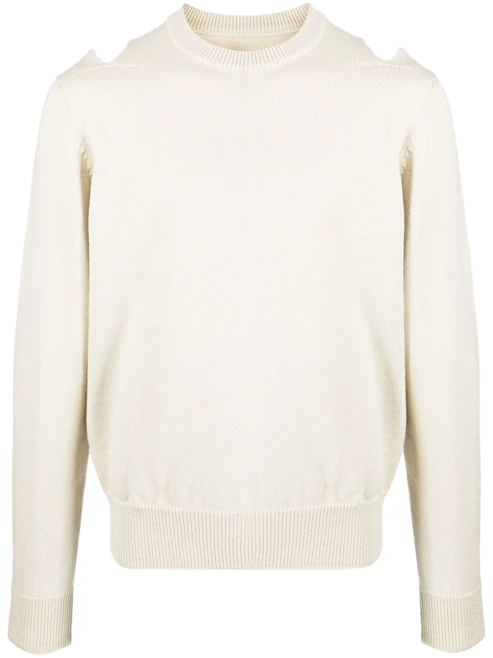 Шерстяной джемпер с вырезами JIL SANDER, нейтральный
Шерстяной джемпер с вырезами JIL SANDER, нейтральный