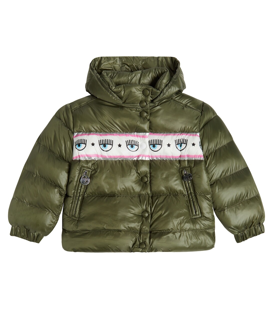 Куртка с принтом из коллаборации с Chiara Ferragni Monnalisa, зеленый
Куртка с принтом из коллаборации с Chiara Ferragni Monnalisa, зеленый