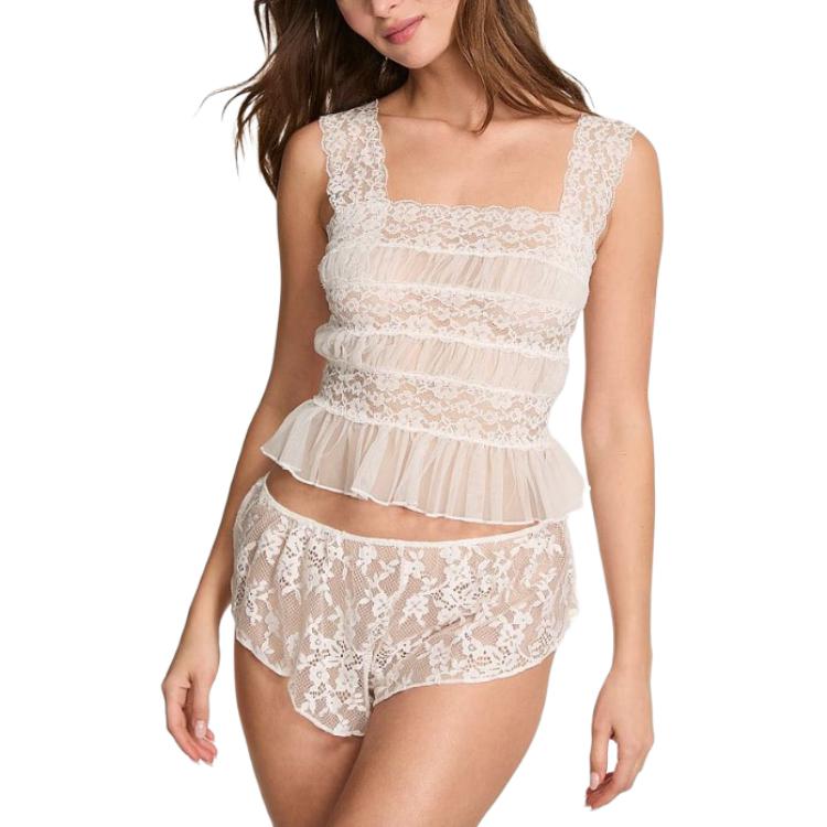 Пижамный комплект для женщин Victoria's Secret, белый
Пижамный комплект для женщин Victoria's Secret, белый