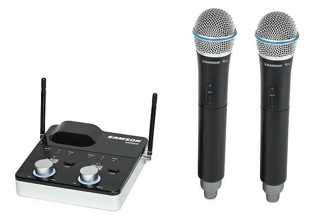 Микрофон Samson Concert 288m Dual-Channel Wireless Handheld Microphone System (D Band)
Микрофон Samson Concert 288m Dual-Channel Wireless Handheld Microphone System (D Band)