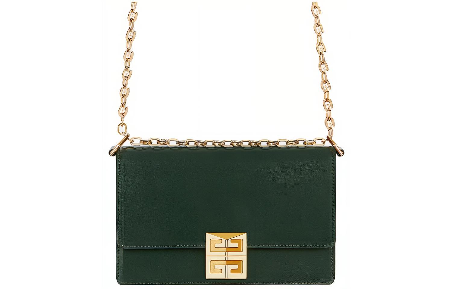 Сумка через плечо GIVENCHY 4G Box Smooth Cow Leather из гладкой телячьей кожи, лесной зеленый
Сумка через плечо GIVENCHY 4G Box Smooth Cow Leather из гладкой телячьей кожи, лесной зеленый