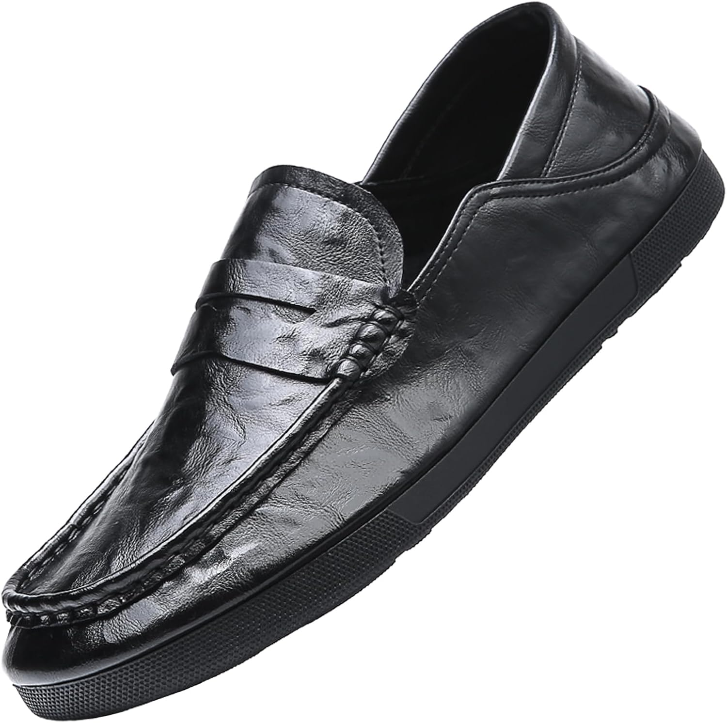 Мужские повседневные лоферы из натуральной кожи, слипоны, удобные, с нескользящей мягкой подошвой, и ходьбы, мокасины Lossarye, черный
Мужские повседневные лоферы из натуральной кожи, слипоны, удобные, с нескользящей мягкой подошвой, и ходьбы, мокасины Lossarye, черный