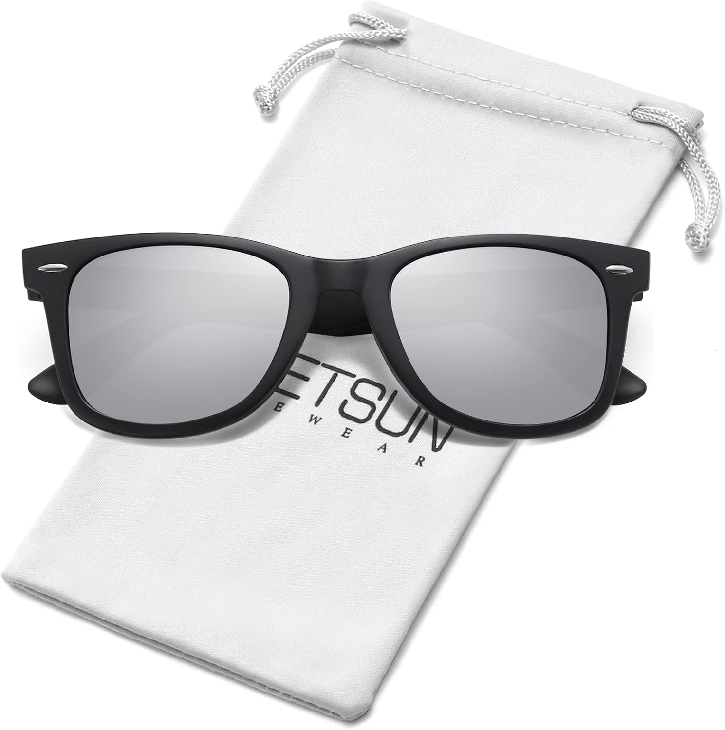 Поляризованные солнцезащитные очки MEETSUN для женщин и мужчин, классическая ретро-квадратная оправа, очки для вождения, защита от УФ-излучения, Matte Black Frame Silver Mirrored Lens
Поляризованные солнцезащитные очки MEETSUN для женщин и мужчин, классическая ретро-квадратная оправа, очки для вождения, защита от УФ-излучения, Matte Black Frame Silver Mirrored Lens