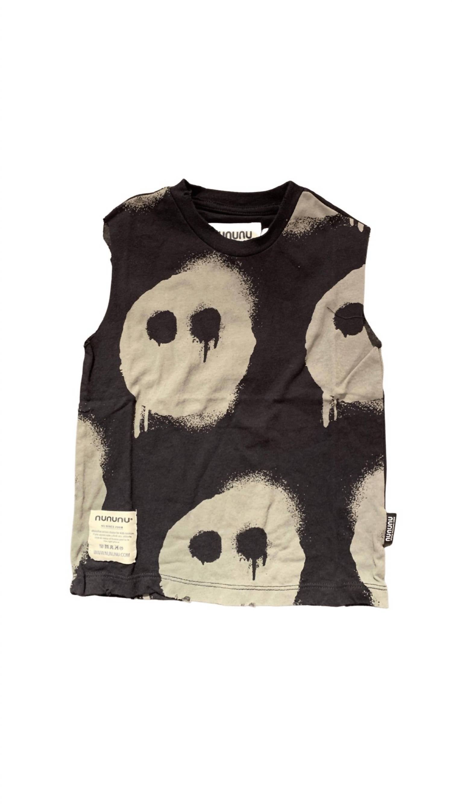 Детский топ-майка с эффектом тающего принта в черном цвете Nununu
Детский топ-майка с эффектом тающего принта в черном цвете Nununu