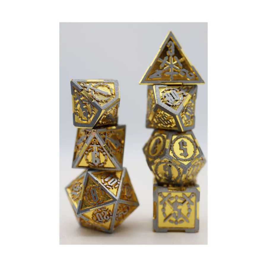 Набор полигональных мечей — King Slayer (7), Dice Sets - Metal (Foam Brain Games)
Набор полигональных мечей — King Slayer (7), Dice Sets - Metal (Foam Brain Games)