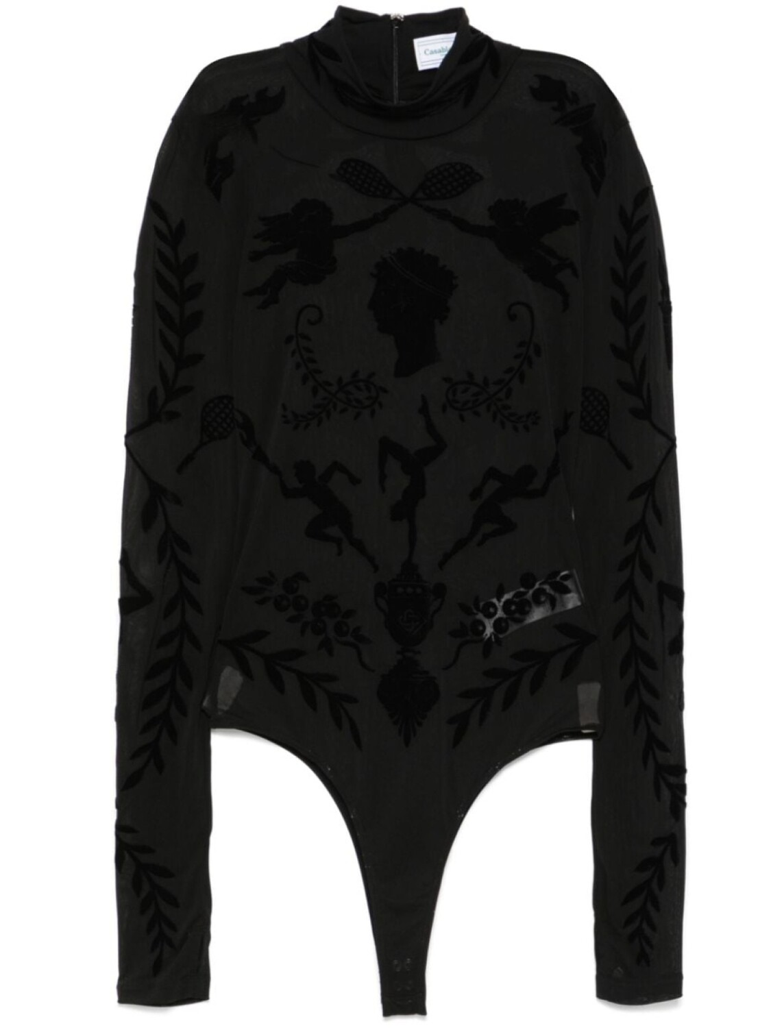 Боди с эффектом деворе Casablanca, черный
Боди с эффектом деворе Casablanca, черный