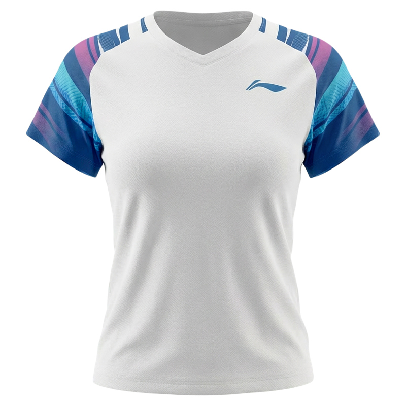 Футболка для бадминтона Li-Ning Badminton Collection, женская, стандартная, белая
Футболка для бадминтона Li-Ning Badminton Collection, женская, стандартная, белая