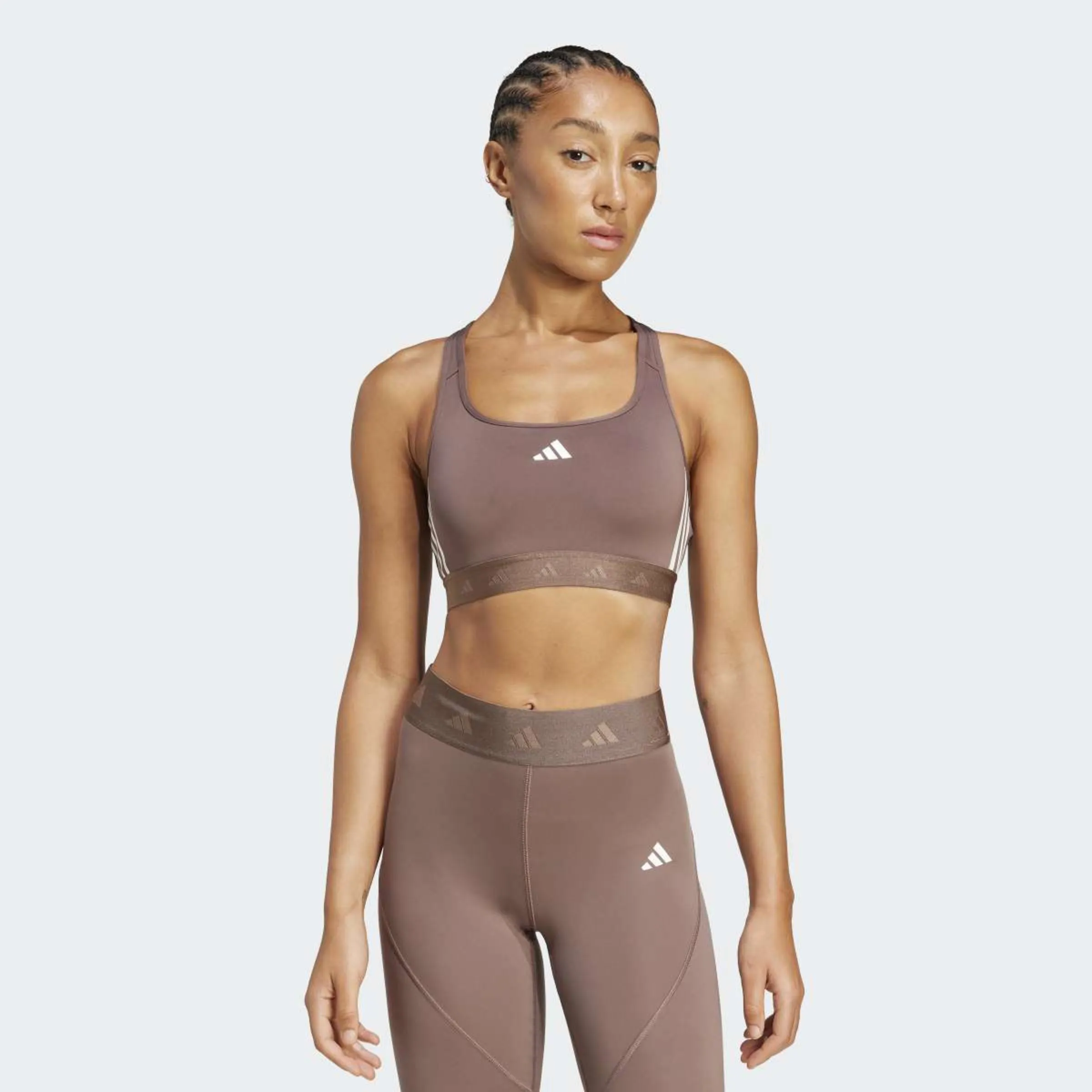 Женский топ Hyperglam Powerreact для тренировок со средней поддержкой Adidas, коричневый
Женский топ Hyperglam Powerreact для тренировок со средней поддержкой Adidas, коричневый