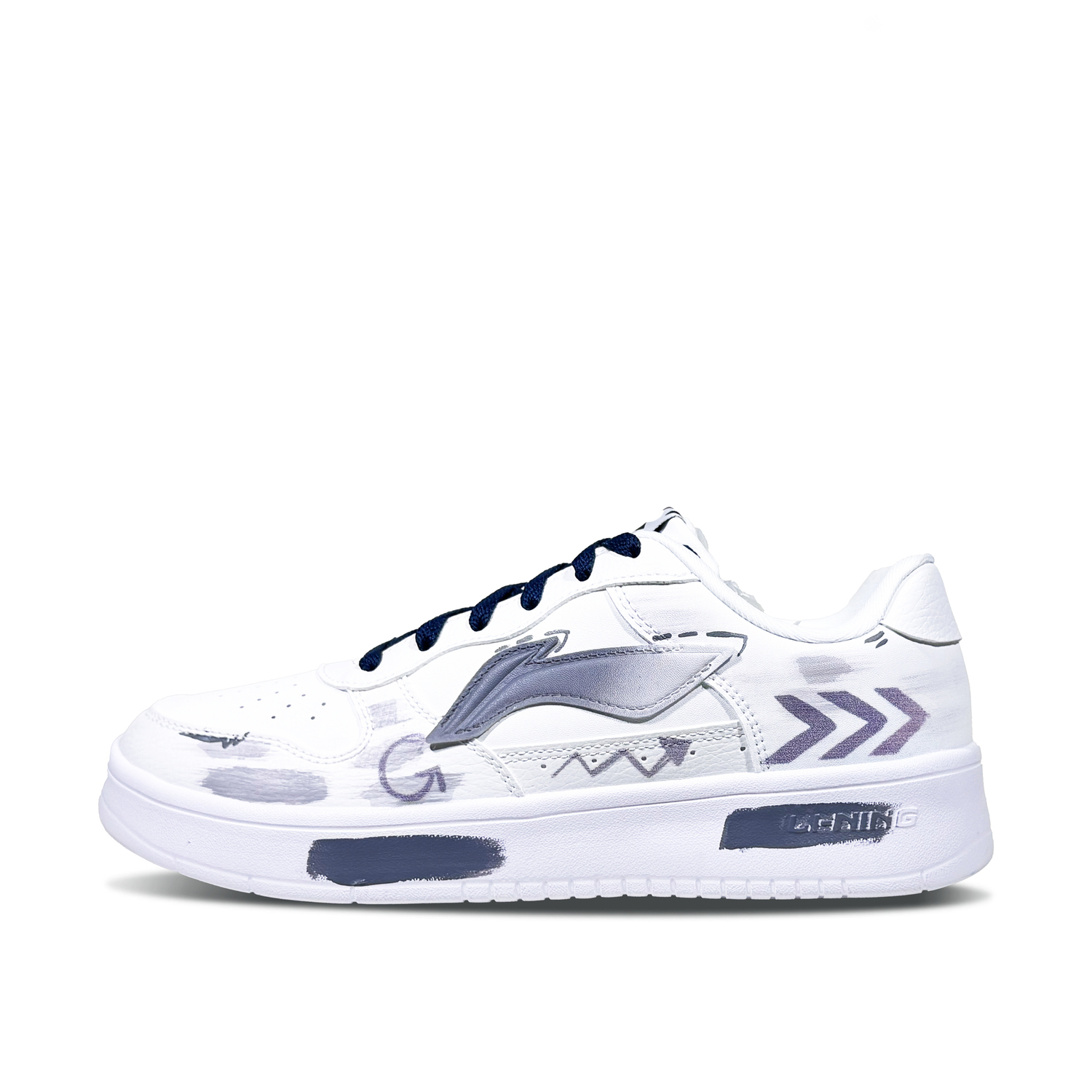 LINING Мужские кроссовки для скейтбординга low top, устойчивые к скольжению и истиранию, бело-серые
LINING Мужские кроссовки для скейтбординга low top, устойчивые к скольжению и истиранию, бело-серые