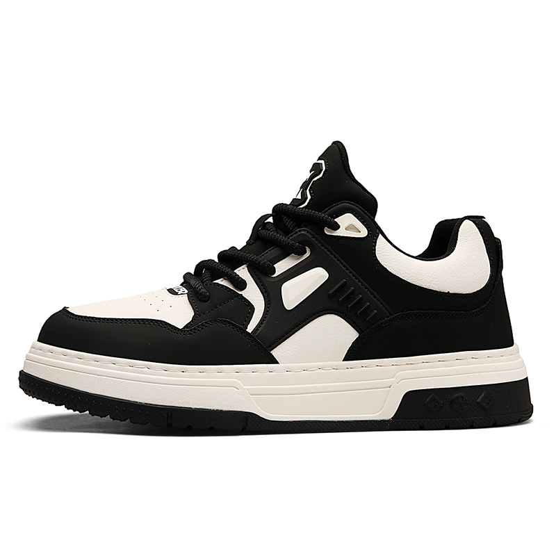 Мужские кроссовки для скейтбординга с амортизацией, легкие, дышащие, низкие City camel, Black White 
Мужские кроссовки для скейтбординга с амортизацией, легкие, дышащие, низкие City camel, Black White