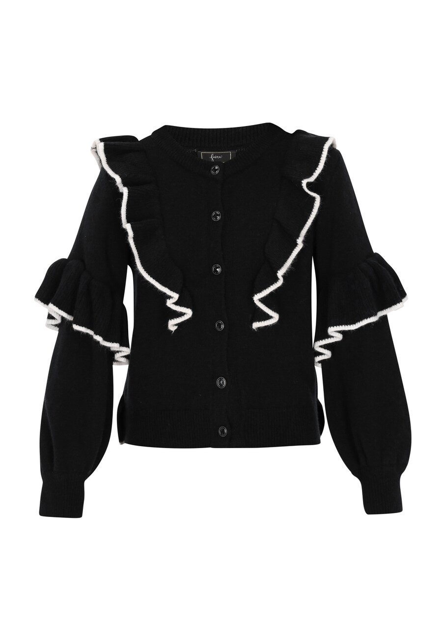 Вязаный кардиган faina, черный
Вязаный кардиган faina, черный