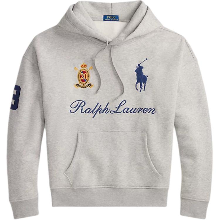 Худи с вышитым логотипом Polo Ralph Lauren, серый
Худи с вышитым логотипом Polo Ralph Lauren, серый