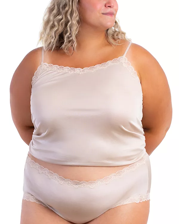 Шелковая майка с кружевной отделкой Uwila Warrior, бежевый
Шелковая майка с кружевной отделкой Uwila Warrior, бежевый