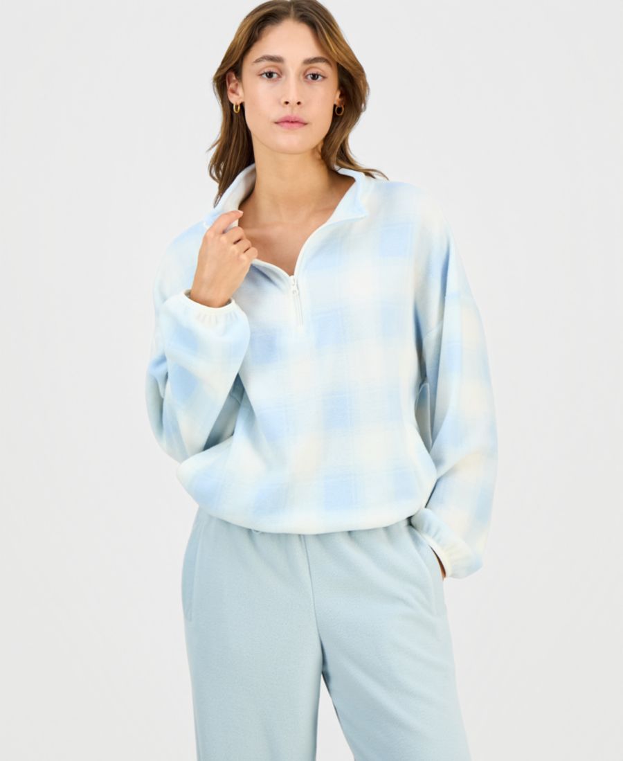 Детская толстовка из флиса на молнии до середины груди Hippie Rose, Baby Blue Plaid
Детская толстовка из флиса на молнии до середины груди Hippie Rose, Baby Blue Plaid