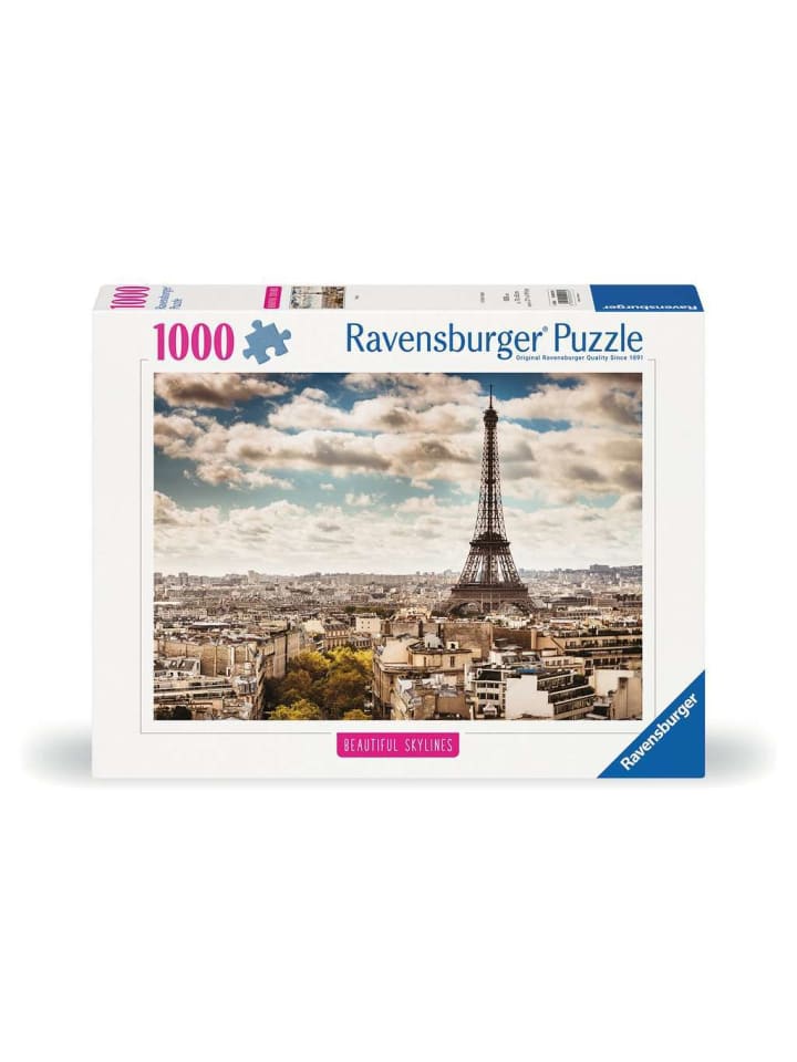 Пазл Ravensburger из 1000 деталей, Париж в цвете
Пазл Ravensburger из 1000 деталей, Париж в цвете