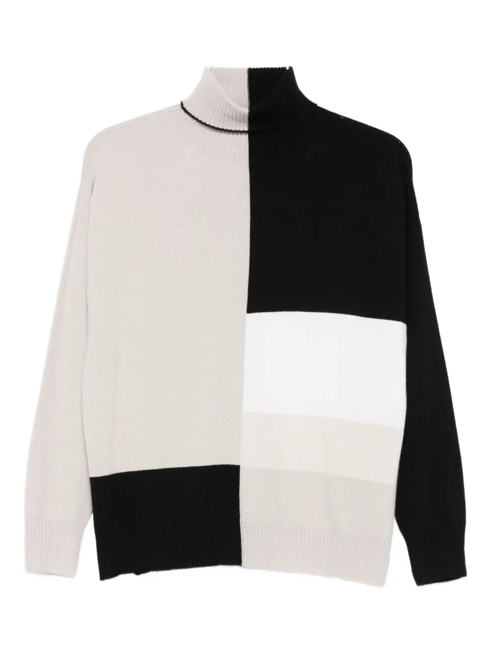 Водолазка в стиле колор-блок D.Exterior, нейтральный
Водолазка в стиле колор-блок D.Exterior, нейтральный