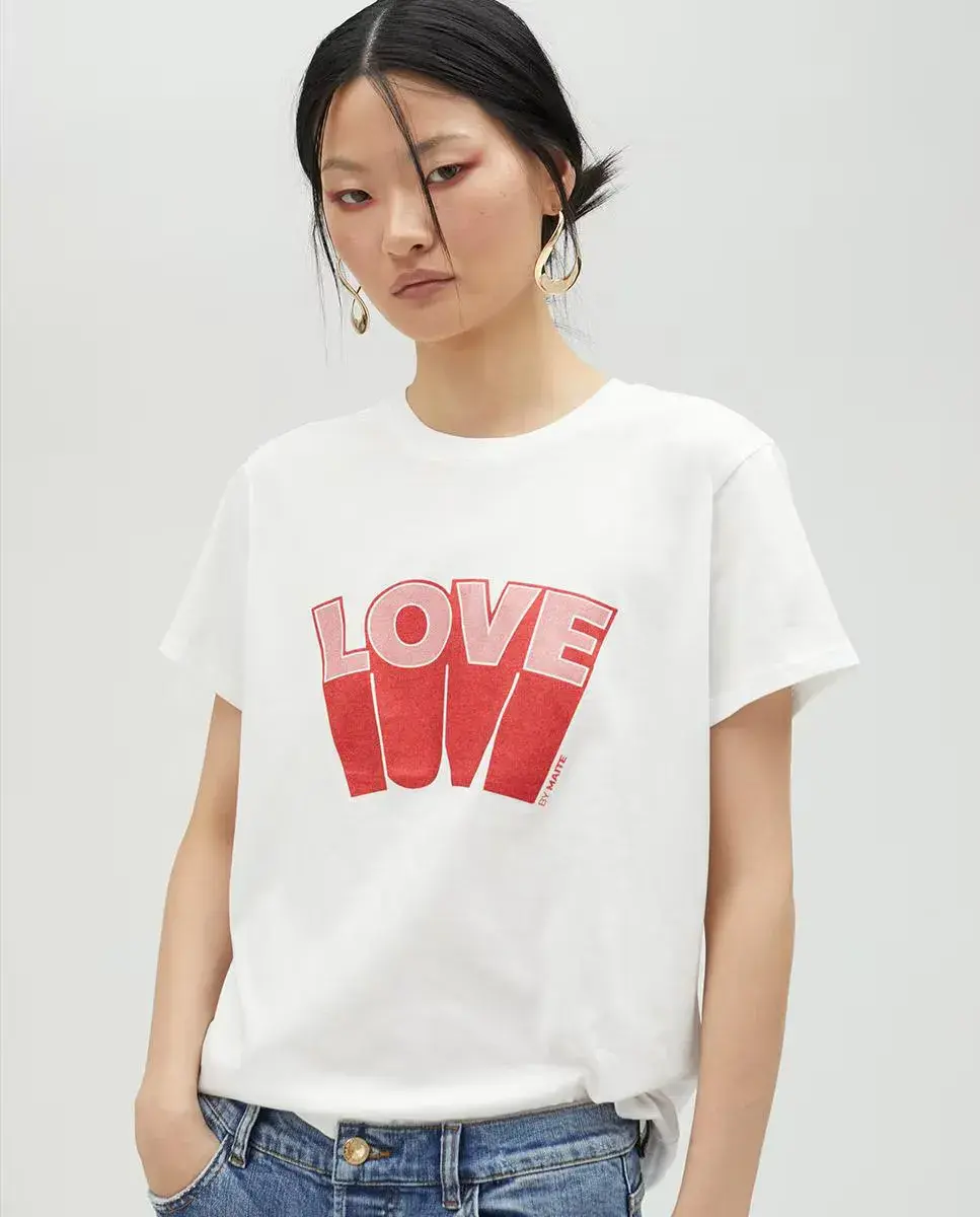 Женская футболка с коротким рукавом и круглым вырезом Lola Casademunt, белый
Женская футболка с коротким рукавом и круглым вырезом Lola Casademunt, белый