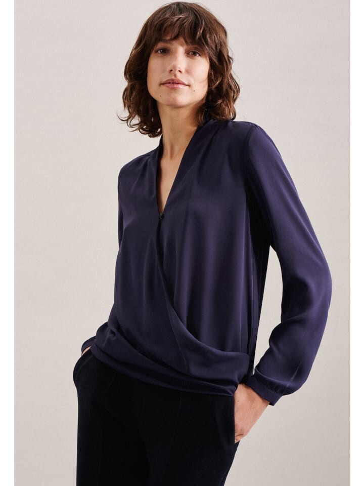 Блуза Seidensticker Regular, темно-синий
Блуза Seidensticker Regular, темно-синий