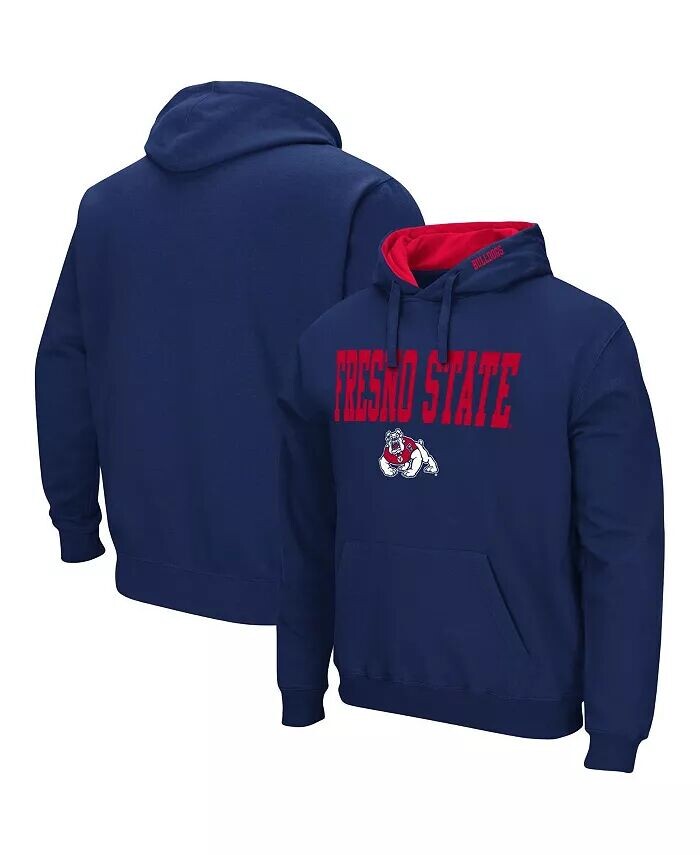 Мужской темно-синий пуловер с капюшоном Fresno State Bulldogs Arch и Logo Colosseum, синий
Мужской темно-синий пуловер с капюшоном Fresno State Bulldogs Arch и Logo Colosseum, синий