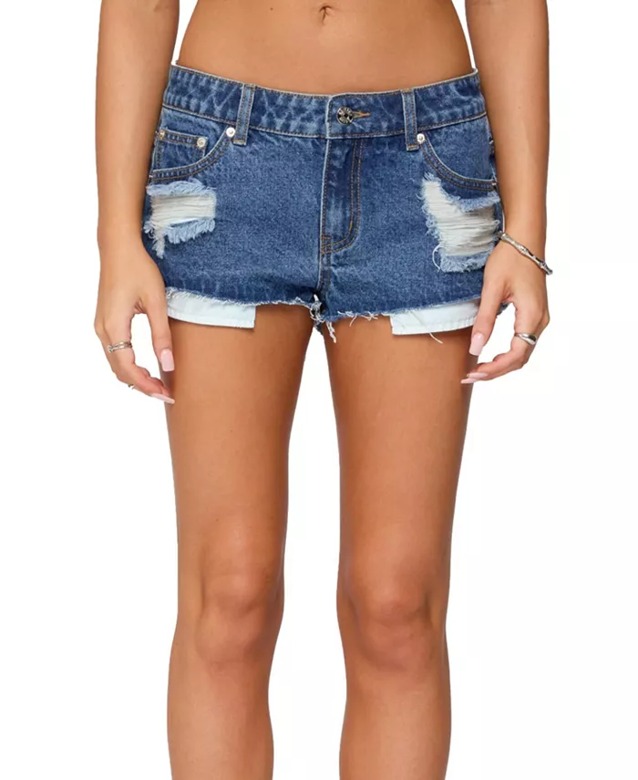 Женские шорты Devin из микроджинса с низкой талией Edikted, синий
Женские шорты Devin из микроджинса с низкой талией Edikted, синий