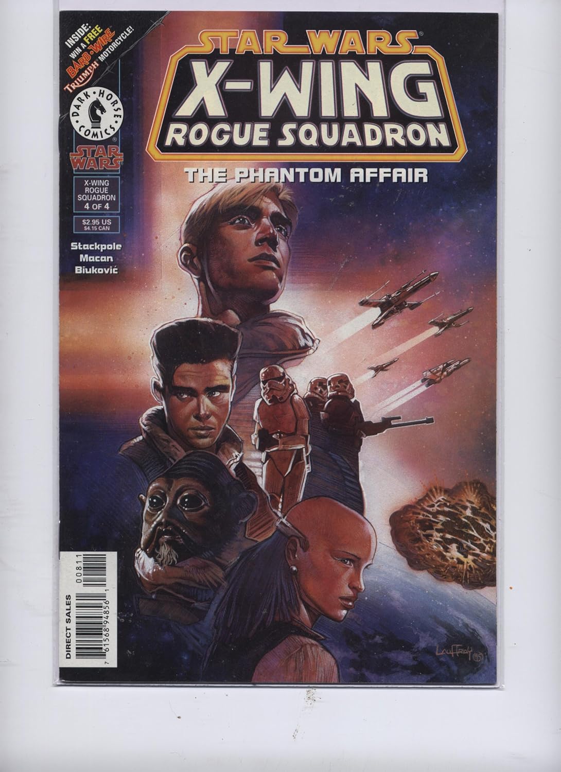 Star Wars - X-Wing Rogue Squadron - The Phantom Affair #4 (Dark Horse Comics)
Star Wars - X-Wing Rogue Squadron - The Phantom Affair #4 (Dark Horse Comics)