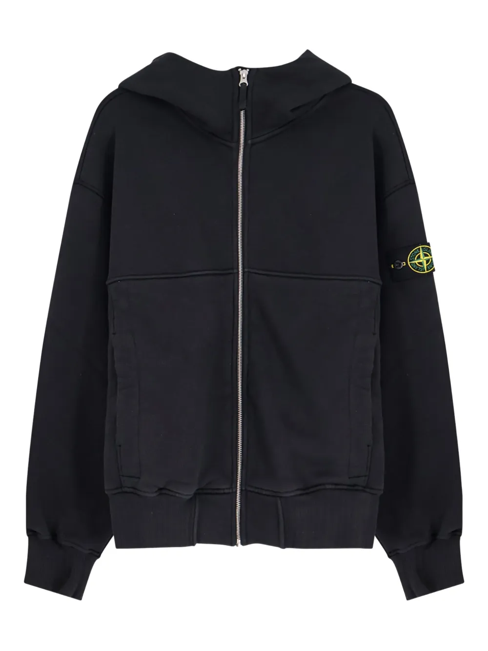 Худи на молнии с нашивкой-логотипом Stone Island, черный
Худи на молнии с нашивкой-логотипом Stone Island, черный