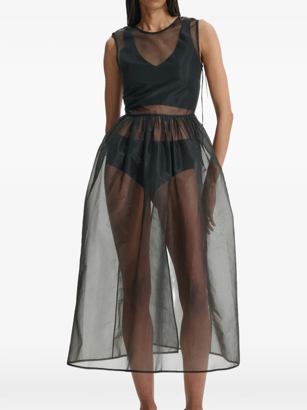 Платье миди camillia Cecilie Bahnsen, черный
Платье миди camillia Cecilie Bahnsen, черный