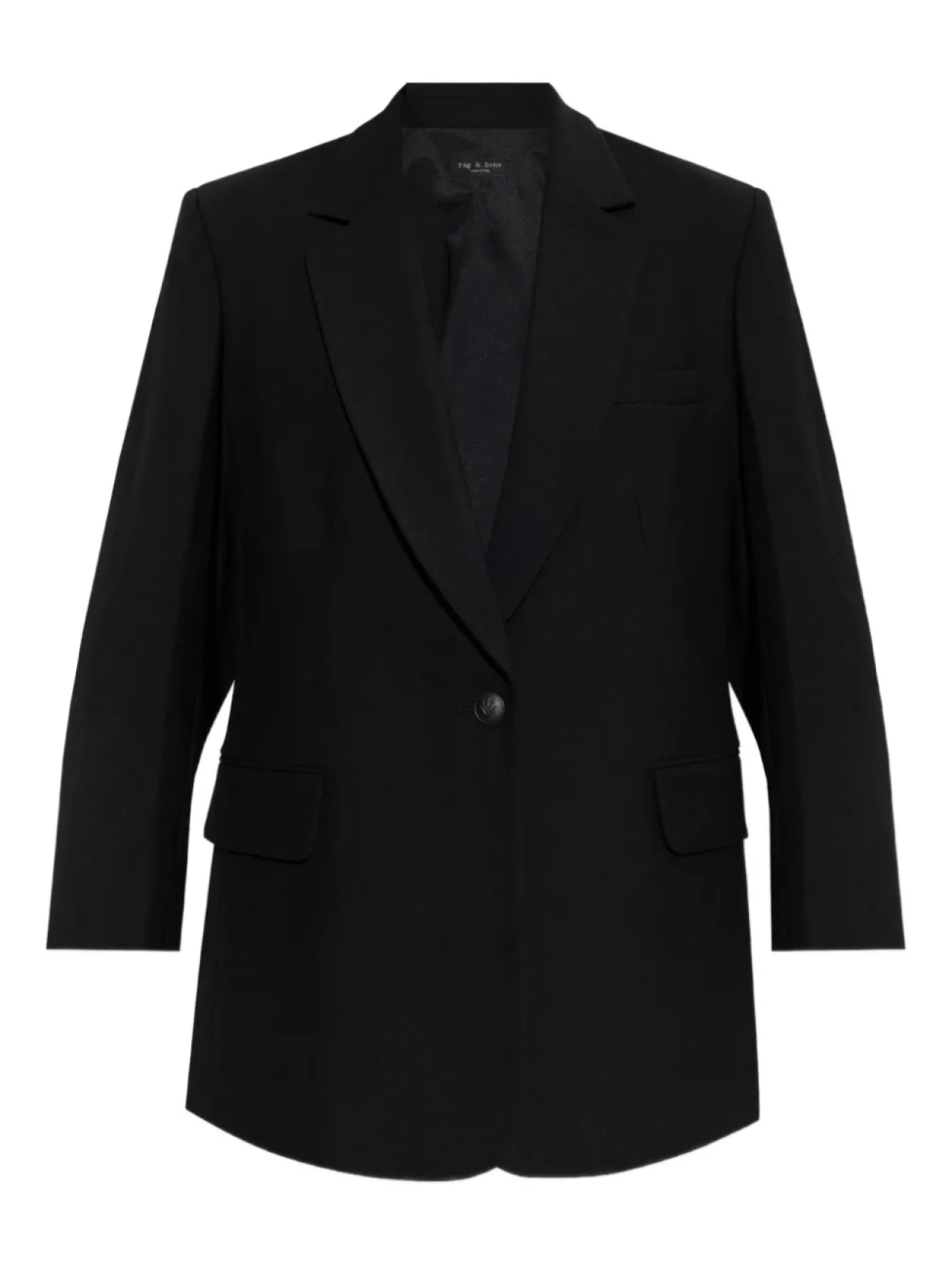 Однобортный блейзер rag & bone, черный
Однобортный блейзер rag & bone, черный