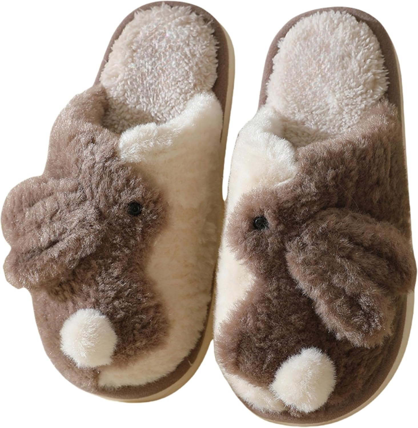 Тапочки LRYAOAN с зайчиком - теплые плюшевые тапочки с мультяшными животными для мужчин и женщин - противоскользящие, Coffee
Тапочки LRYAOAN с зайчиком - теплые плюшевые тапочки с мультяшными животными для мужчин и женщин - противоскользящие, Coffee