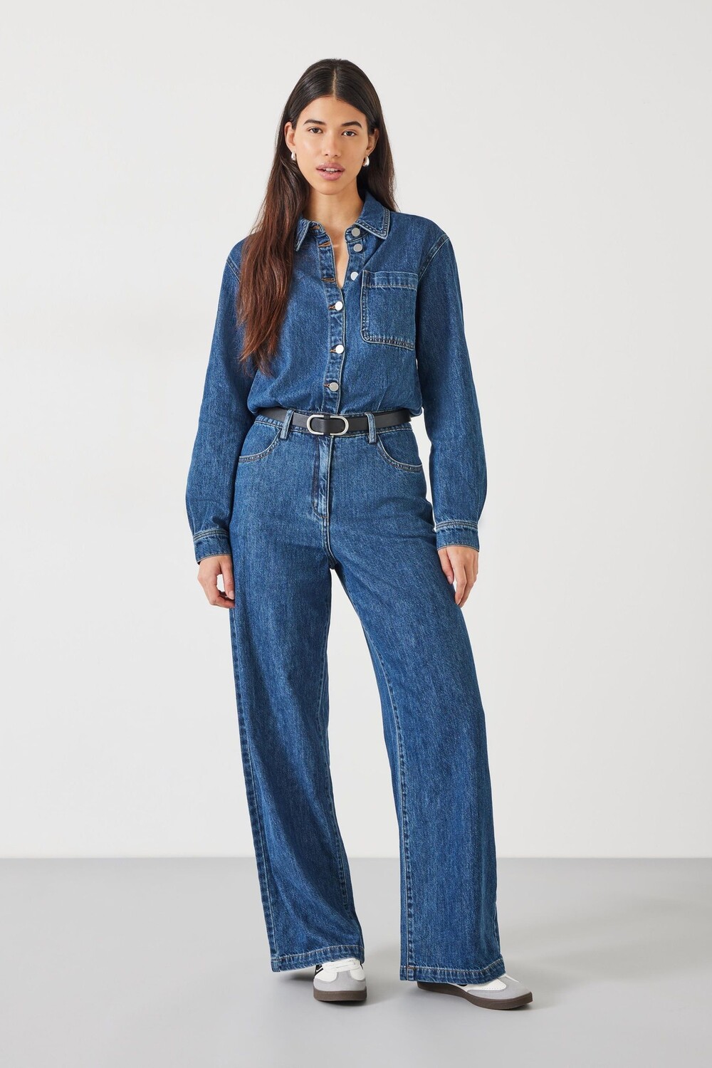 Джинсовый комбинезон Evelyn свободного кроя Hush, синий
Джинсовый комбинезон Evelyn свободного кроя Hush, синий