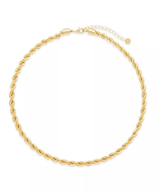 Ожерелье из веревочной цепи Джови Brook & York, gold-plated
Ожерелье из веревочной цепи Джови Brook & York, gold-plated