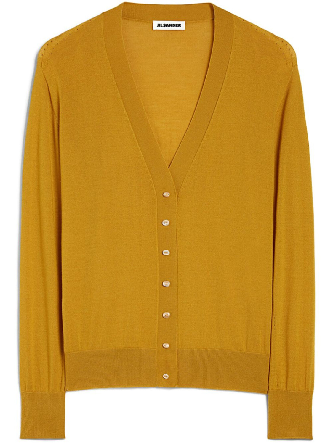 Jil Sander вязаный кардиган, желтый
Jil Sander вязаный кардиган, желтый