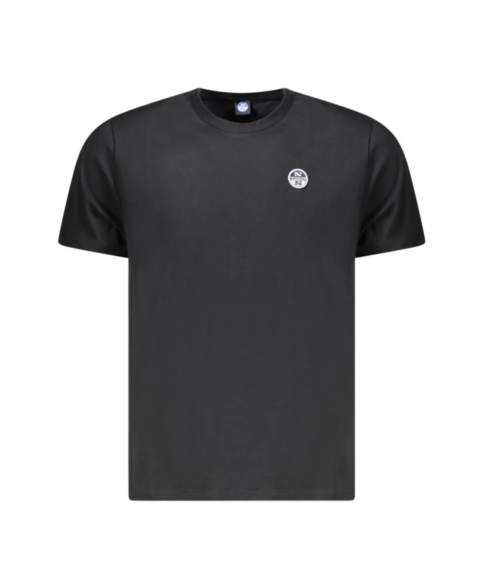 Черная хлопковая мужская футболка в стиле приключений North Sails, черный
Черная хлопковая мужская футболка в стиле приключений North Sails, черный