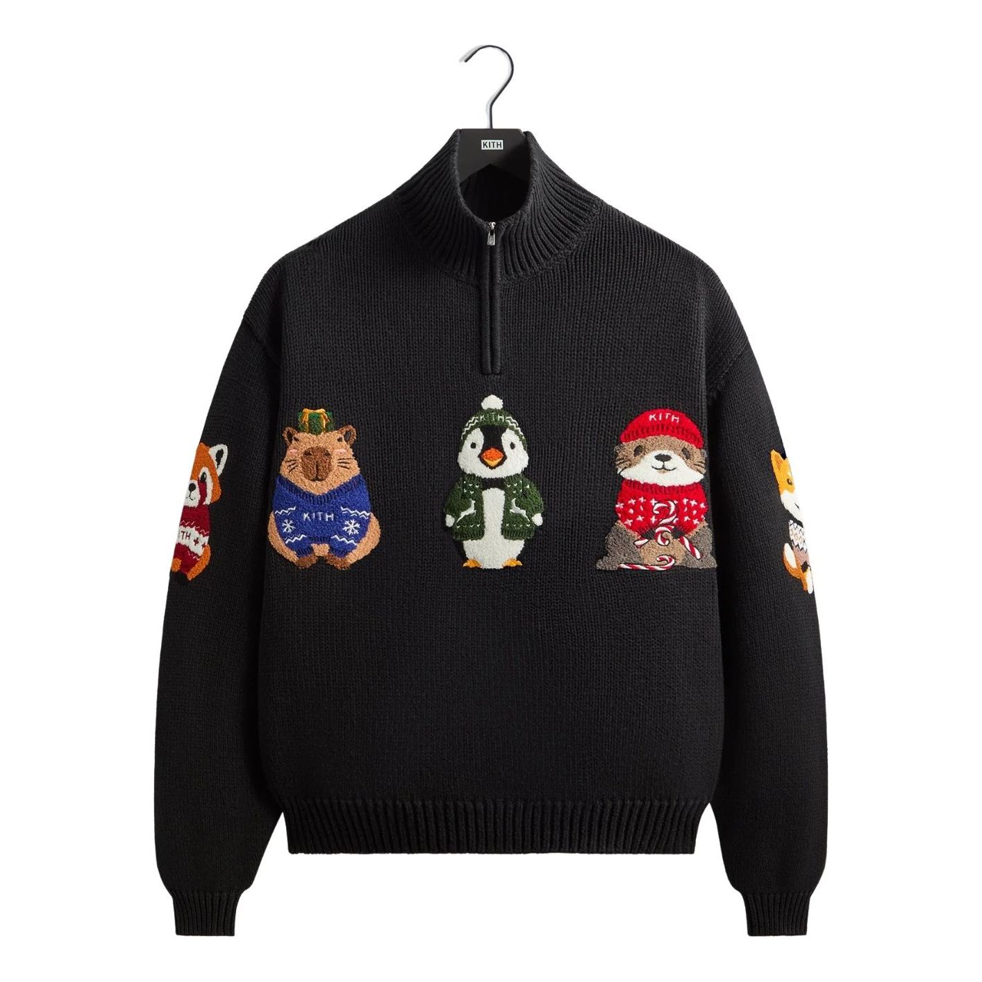 Kith Kithmas 2025 Animals Wyona Quarter Zip 'Black', Черный, Kith Kithmas 2025 Animals Wyona Quarter Zip 'Black'
Kith Kithmas 2025 Animals Wyona Quarter Zip 'Black', Черный, Kith Kithmas 2025 Animals Wyona Quarter Zip 'Black'