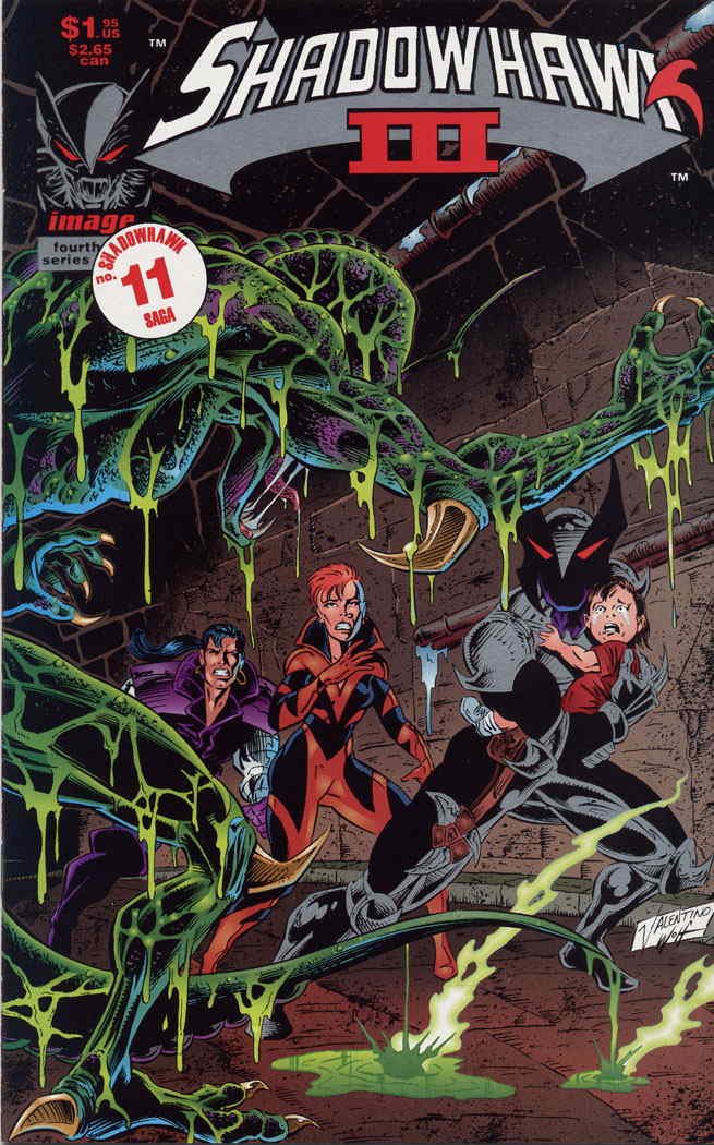 Shadowhawk III #4 of 4 (Saga #11) March 1994 (Image Comics)
Shadowhawk III #4 of 4 (Saga #11) March 1994 (Image Comics)