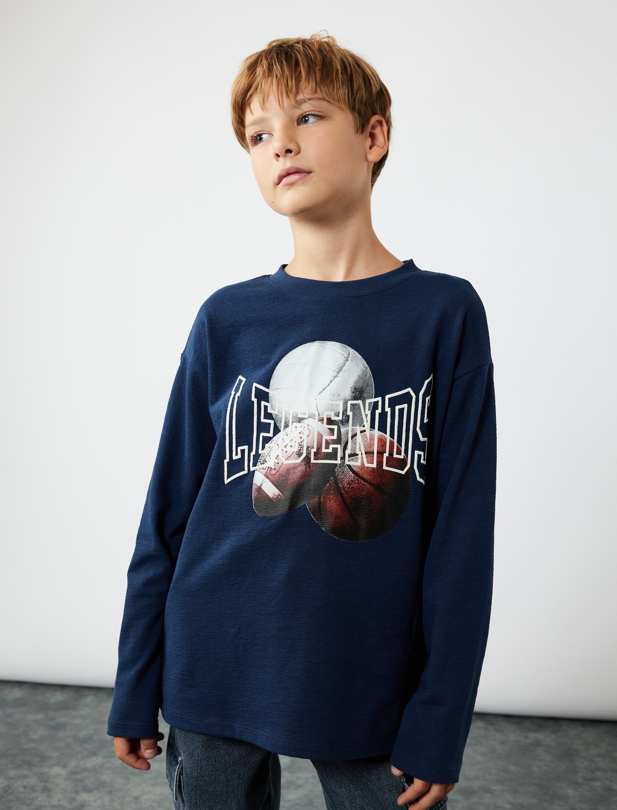 Koton Лонгслив в цвете Navy
Koton Лонгслив в цвете Navy