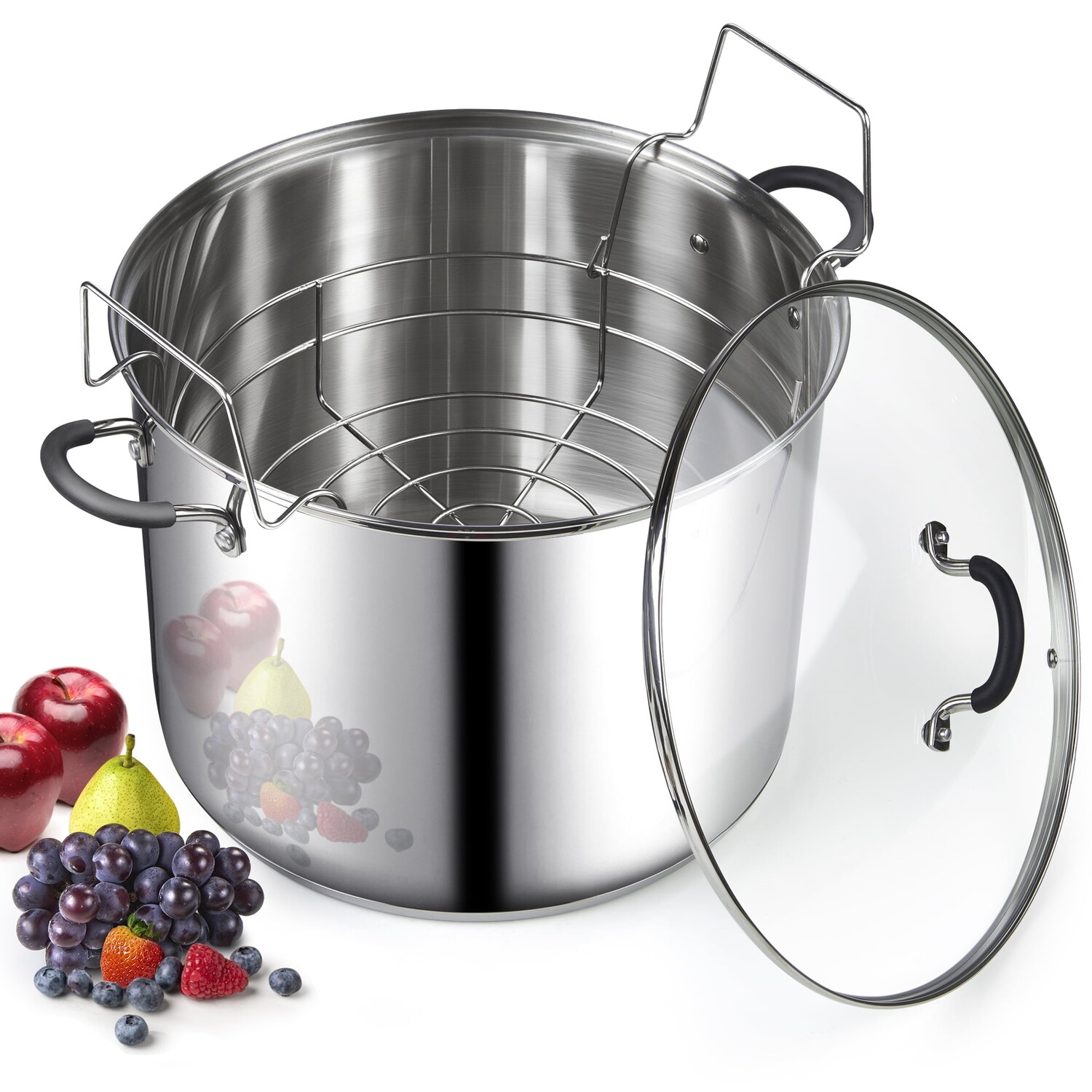 Кастрюля для приготовления на водяной бане из нержавеющей стали Cook N Home 20 кварт, стальной
Кастрюля для приготовления на водяной бане из нержавеющей стали Cook N Home 20 кварт, стальной