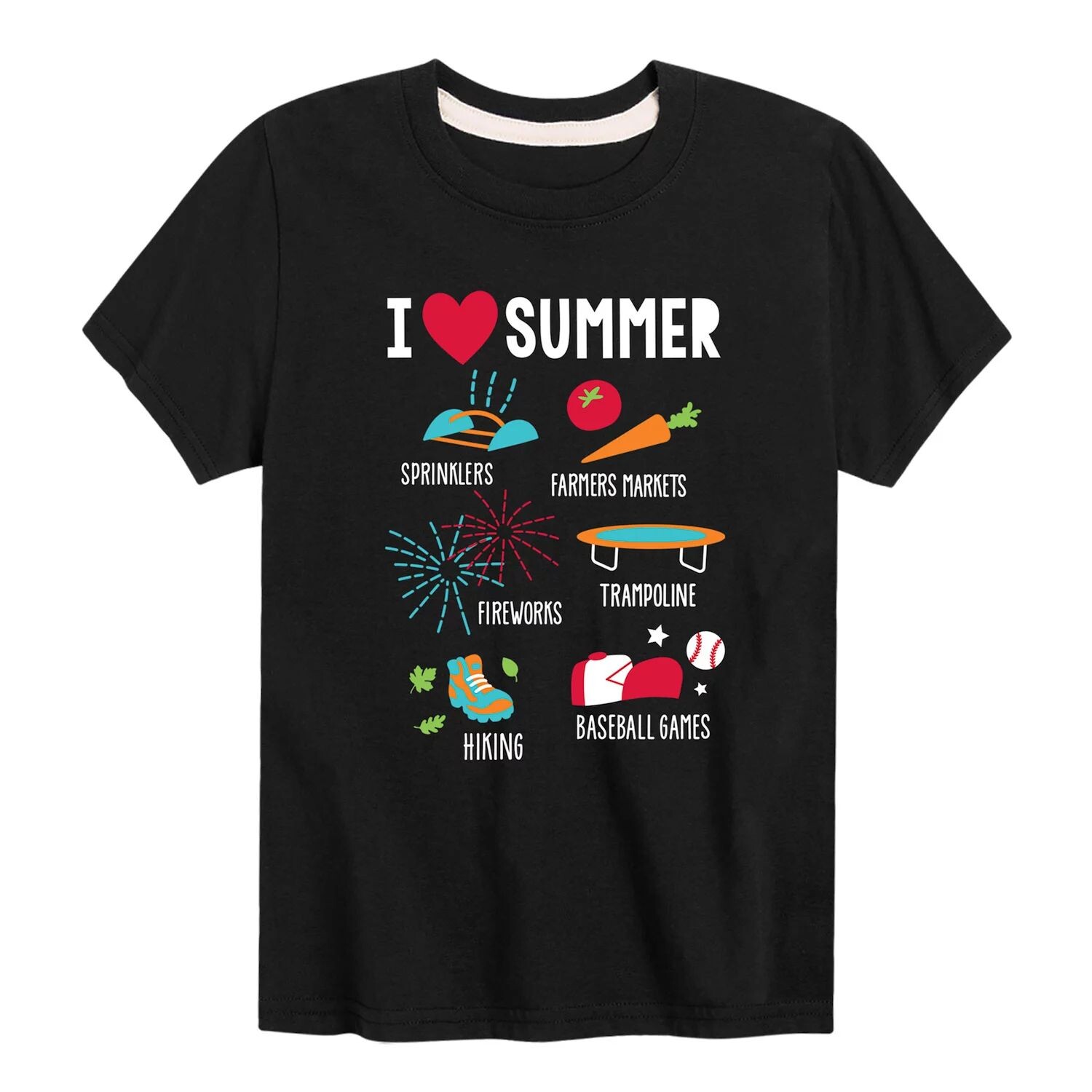 Футболка с рисунком I Love Summer List для мальчиков 8–20 лет Licensed Character 
Футболка с рисунком I Love Summer List для мальчиков 8–20 лет Licensed Character