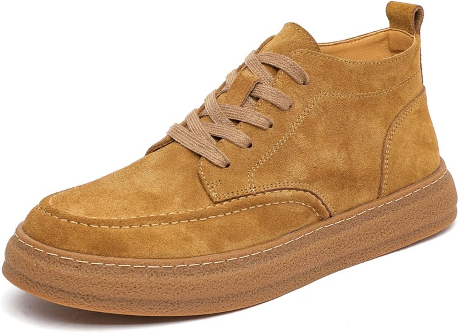 Мужские замшевые высокие кроссовки Azttoztto с толстой платформой, винтажные ботинки на шнуровке для повседневной носки, массивная ретро обувь, коричневый
Мужские замшевые высокие кроссовки Azttoztto с толстой платформой, винтажные ботинки на шнуровке для повседневной носки, массивная ретро обувь, коричневый