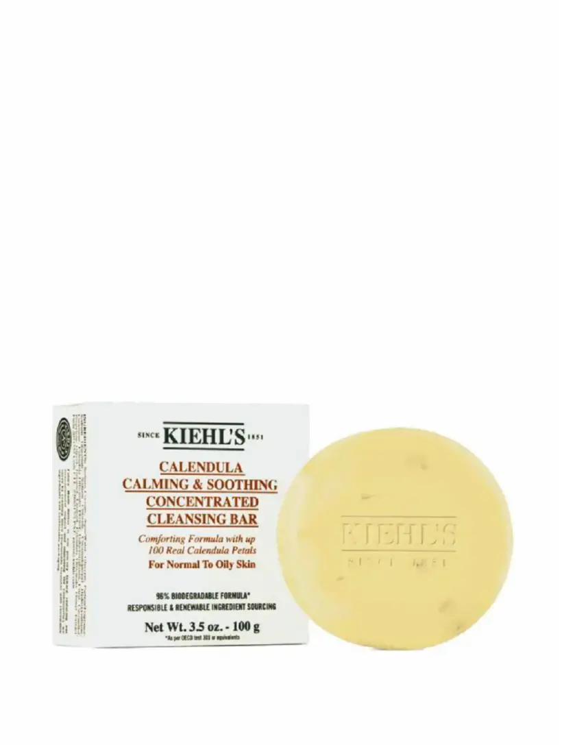 Успокаивающее мыло для лица с календулой Calendula Calming and Soothing Concentrated Cleansing Bar, 100 г Kiehl's
Успокаивающее мыло для лица с календулой Calendula Calming and Soothing Concentrated Cleansing Bar, 100 г Kiehl's